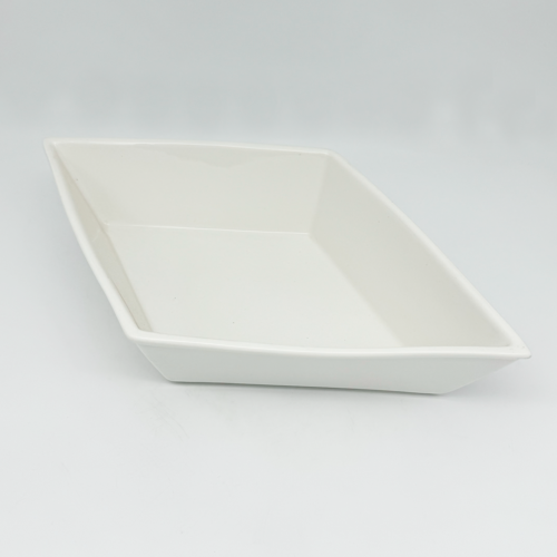 Losangulo de Louça Branco 31cm