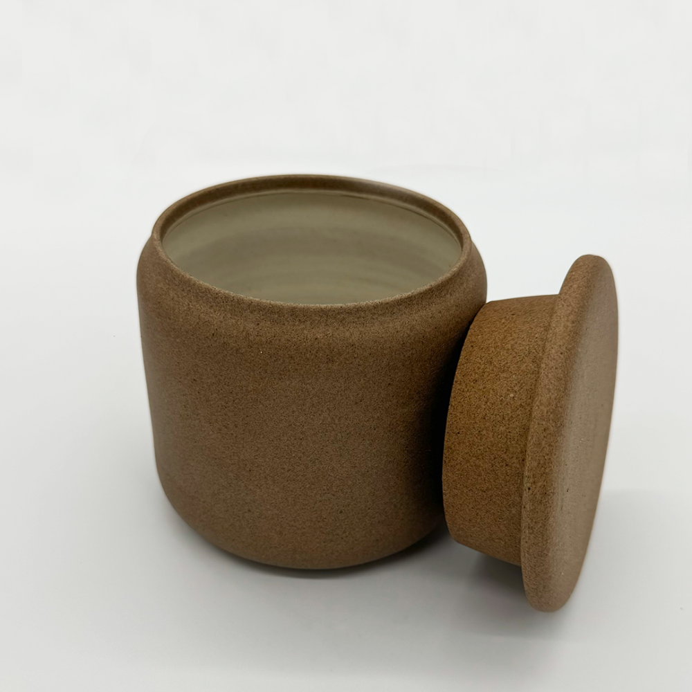 Pote de Cerâmica com Tampa