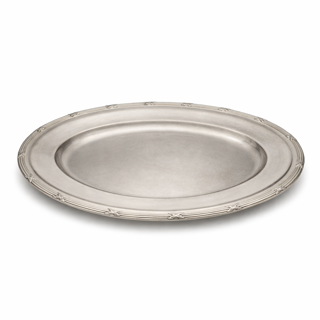 Travessa de Prata Oval Rasa - Imagem 2
